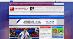 Desktop Screenshot of live-football.ru